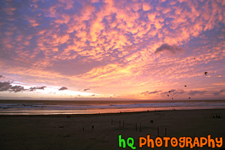 Seaside Oregon Beach Sunset
