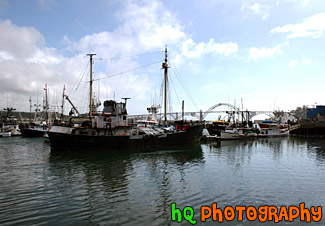 Newport, Oregon Sailboats & Bridge