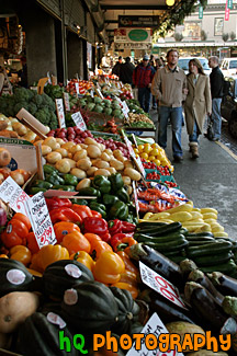 Fruit Stands at Pike Place Market