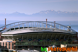 Olympic Mountains & Qwest Field