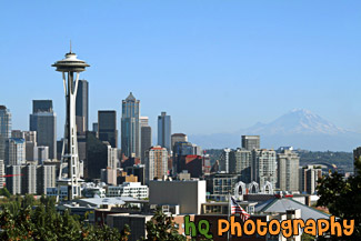 Seattle Skyline & Mount Rainier