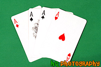 Four Aces Close Up