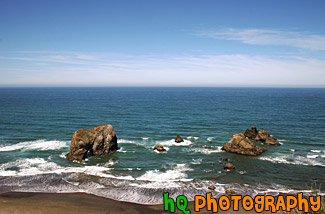 Pacific Ocean & Rocks