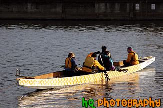 Canoeing in Lake Union, Seattle