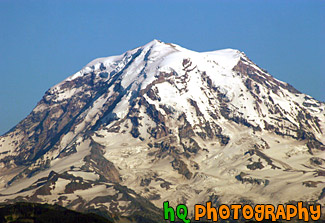 North Side of Mt. Rainier Close Up