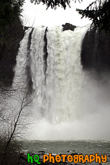 Snoqualmie Falls Large Waterflow