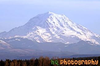 Mount Rainier in During Winter Season