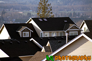 Tops of Roofs to Houses