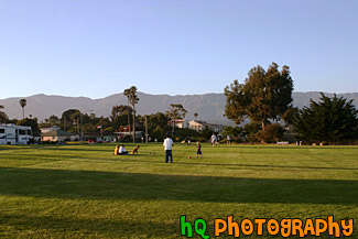 People at Park in Santa Barbara