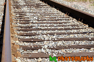 Close up of Railroad Tracks