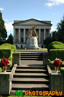 Insurance Building & Statue