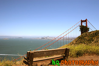 Bench & Golden Gate Bridge