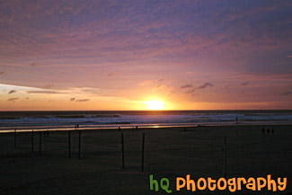 Seaside, Oregon Beautiful Sunset