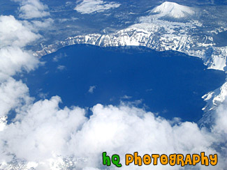 Aerial View of Crater Lake, Oregon