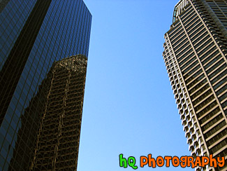 Two Tall Office Buildings in Seattle