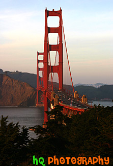 Golden Gate Bridge Presidio View