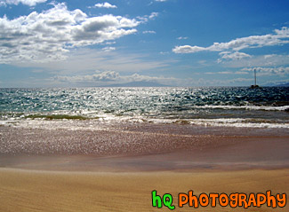 Boat & Beach of Maui, Hawaii