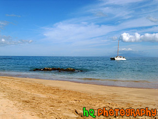 Pacific Ocean & Boat, Maui