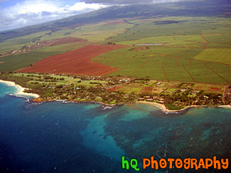 Aerial View of Maui, Hawaii