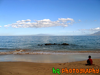 Kid Playing in Sand