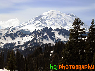 Mt. Rainier Close Up at Tipsoo Lake