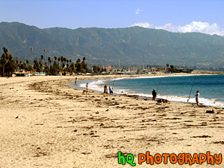 Life at Beach in Santa Barbara