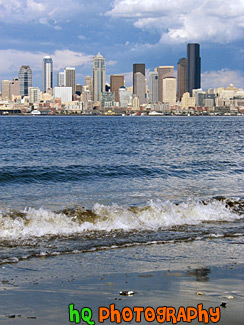 A View of Seattle from Alki