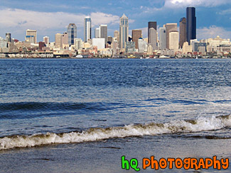 Seattle Buildings from Alki Beach