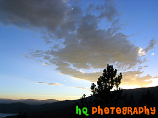 Sunset & Sky of Lake Tahoe