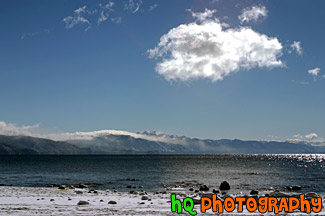 Beautiful Lake Tahoe Snow View