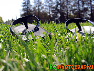 Sandals in Grass