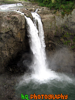 Tall Snoqualmie Falls in Washington