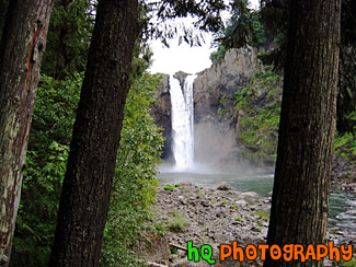 Snoqualmie Falls in Distance