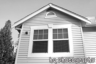 House Window black and white picture