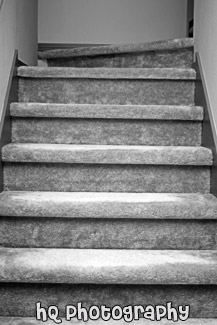 House Stairs black and white picture