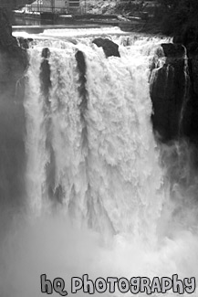 Snoqualmie Falls, Big black and white picture