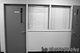 Office Room black and white picture