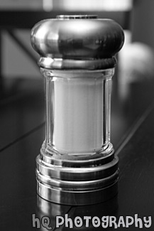 Salt Shaker black and white picture