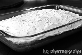 White Cake black and white picture