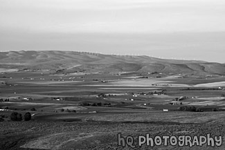 Country Land of Ellensburg black and white picture