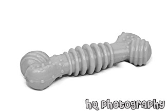 Dog Bone Toy black and white picture