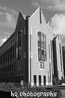 University of Washington Electrical Engineering Building black and white picture