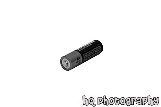 AA Battery black and white picture