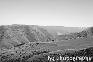 Brown Hills black and white picture