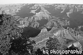 Yaki Point at Sunrise black and white picture