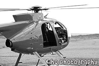 Red Helicopter black and white picture