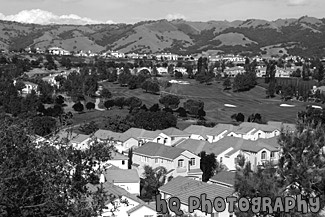 Silver Creek Valley, San Jose black and white picture