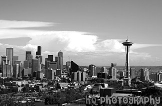 Seattle, Washington black and white picture