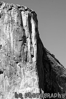 El Capitan, Yosemite black and white picture