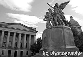 Black & White Washington State Capitol black and white picture